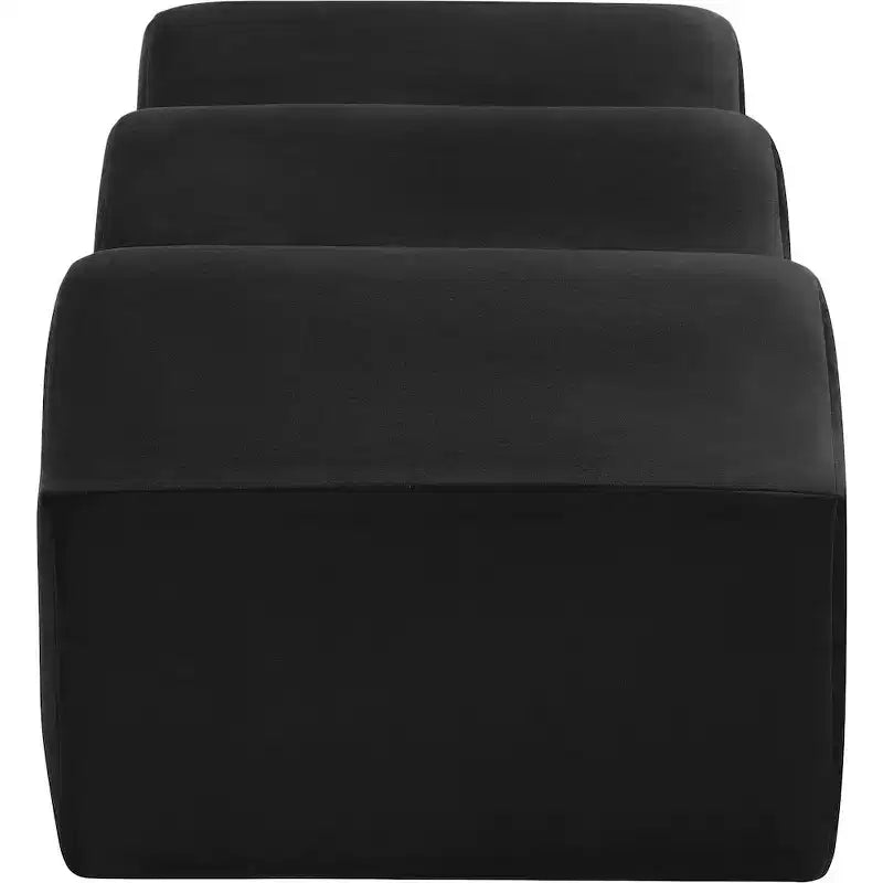 Meridian Furniture,Wave Velvet Bench