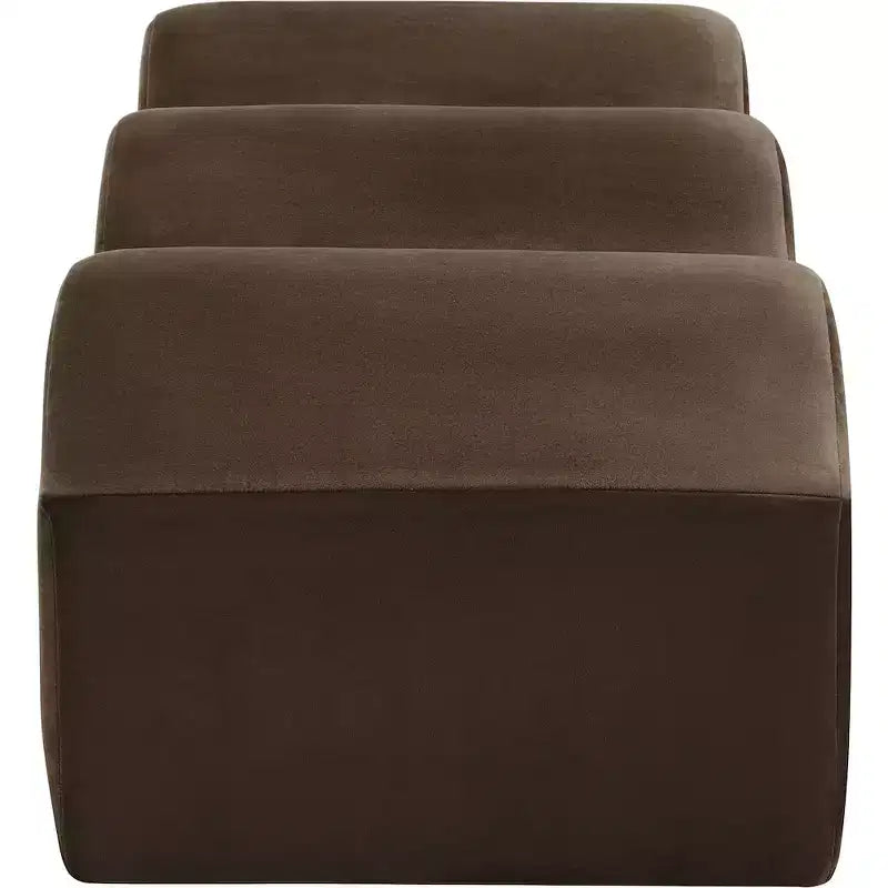 Meridian Furniture,Wave Velvet Bench