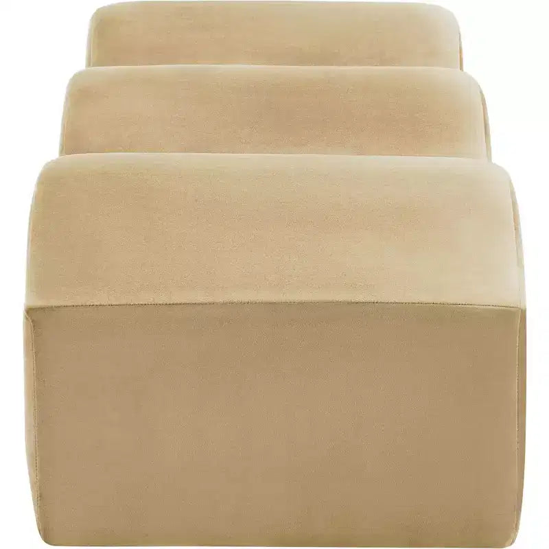 Meridian Furniture,Wave Velvet Bench