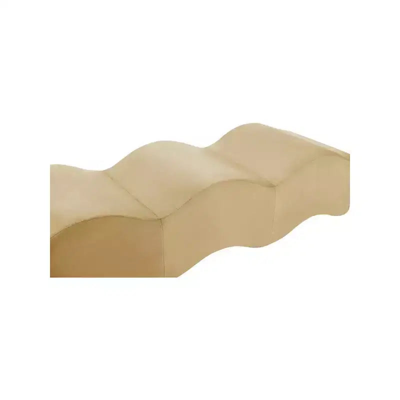 Meridian Furniture,Wave Velvet Bench