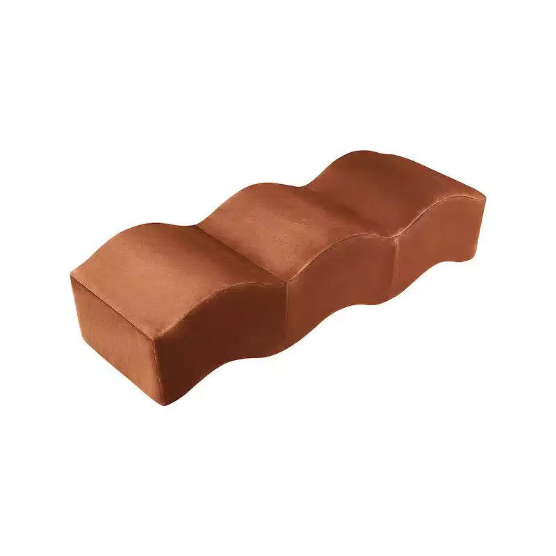 Meridian Furniture,Wave Velvet Bench