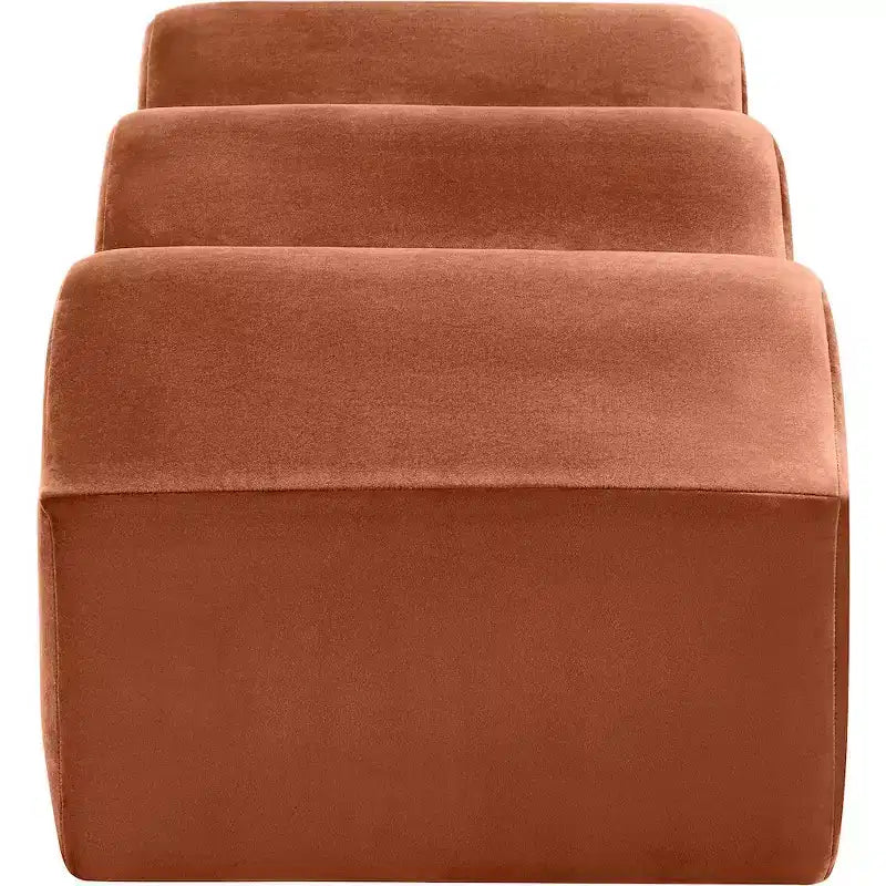 Meridian Furniture,Wave Velvet Bench