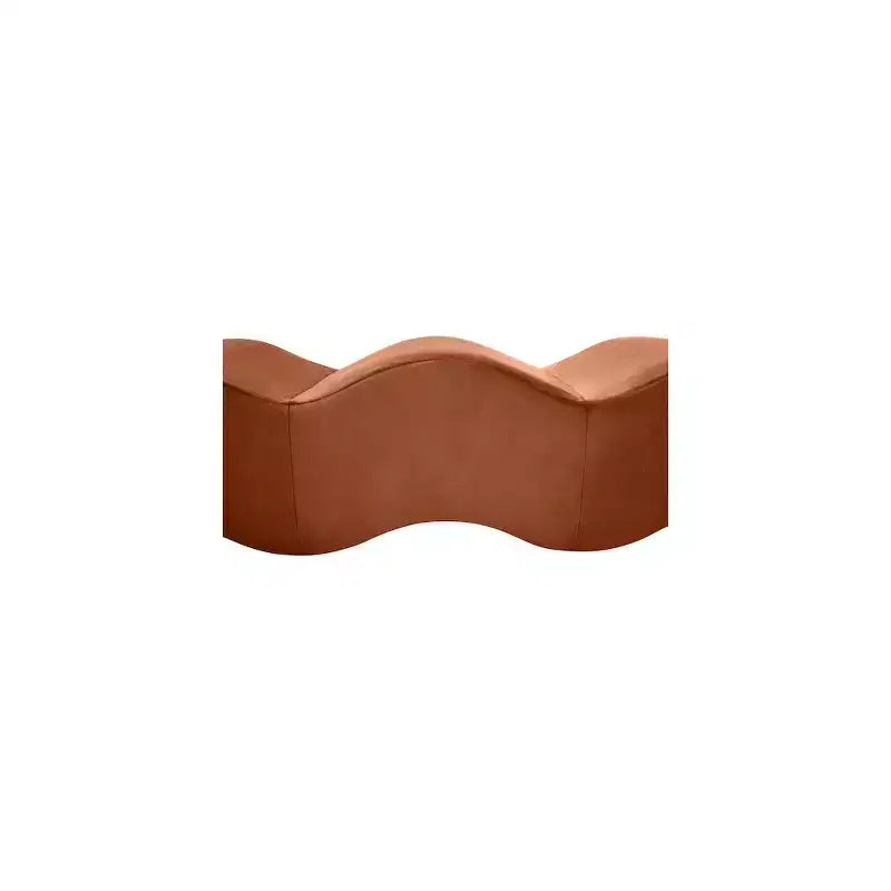 Meridian Furniture,Wave Velvet Bench