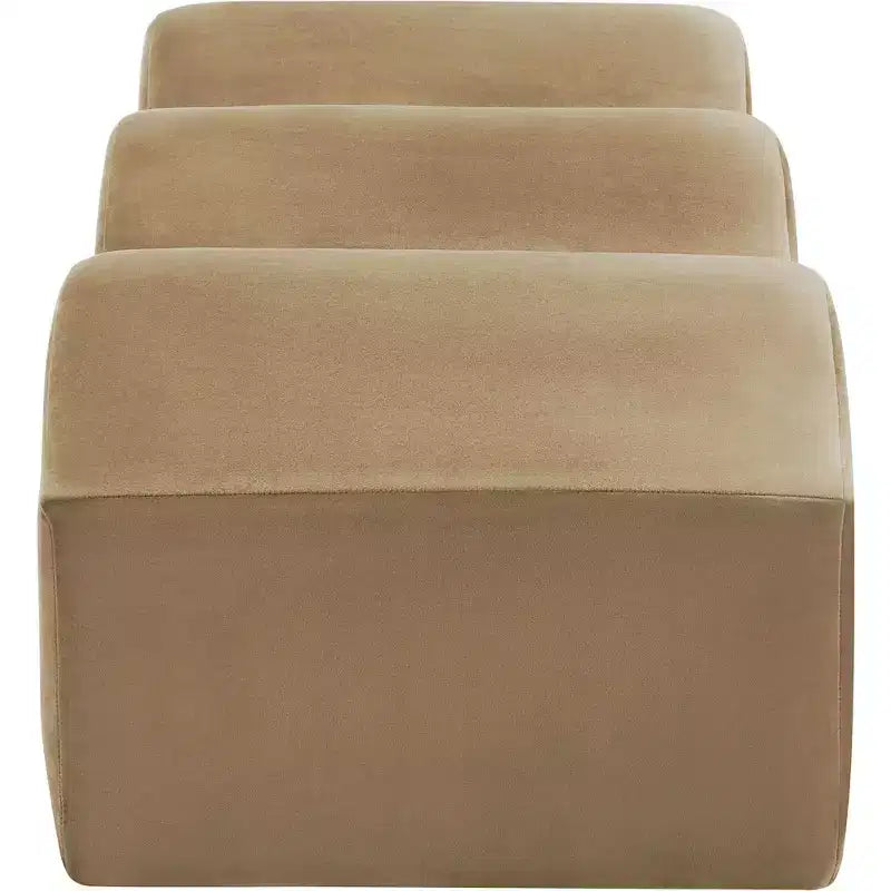 Meridian Furniture,Wave Velvet Bench