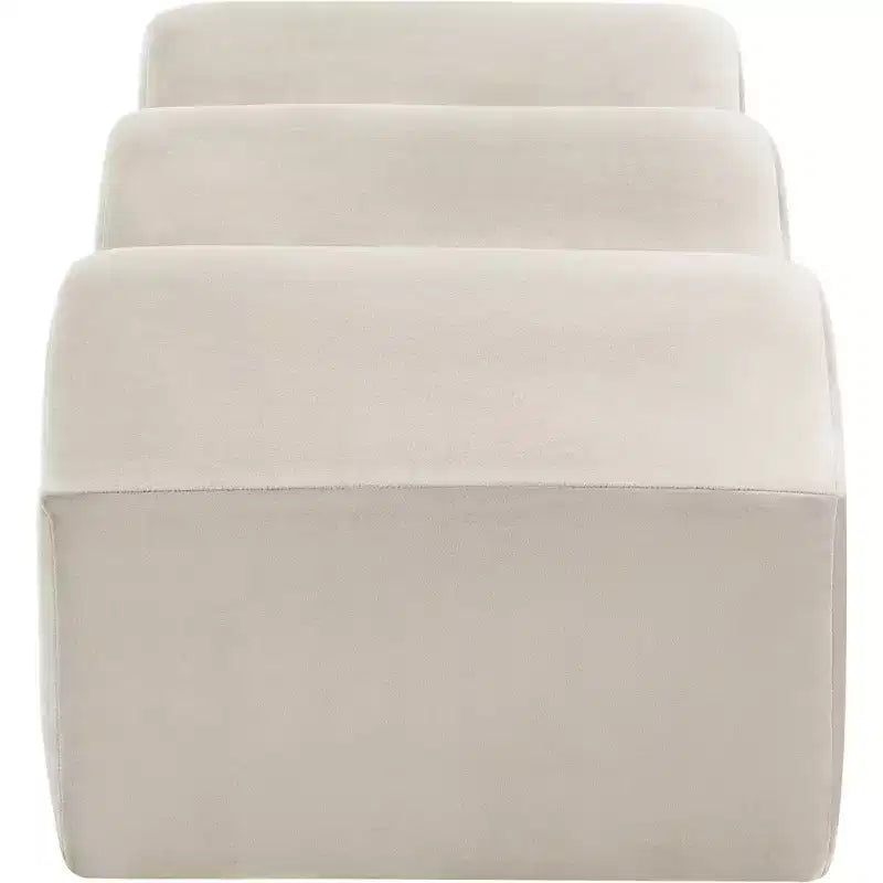 Meridian Furniture,Wave Velvet Bench