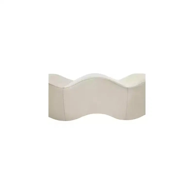 Meridian Furniture,Wave Velvet Bench
