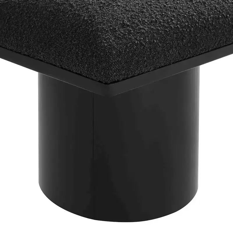 Meridian Furniture,Pavilion Boucle Fabric Bench